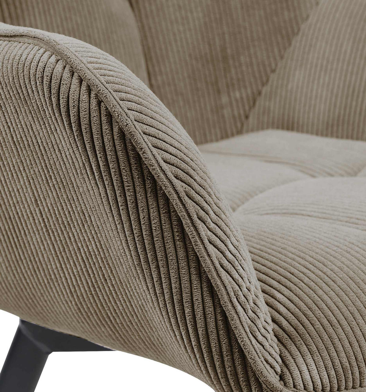 ESSZIMMERSTUHL Mator Cord Braun Wohnzimmerstuhl - Braun, Textil (60/81/59cm) - DELUKE