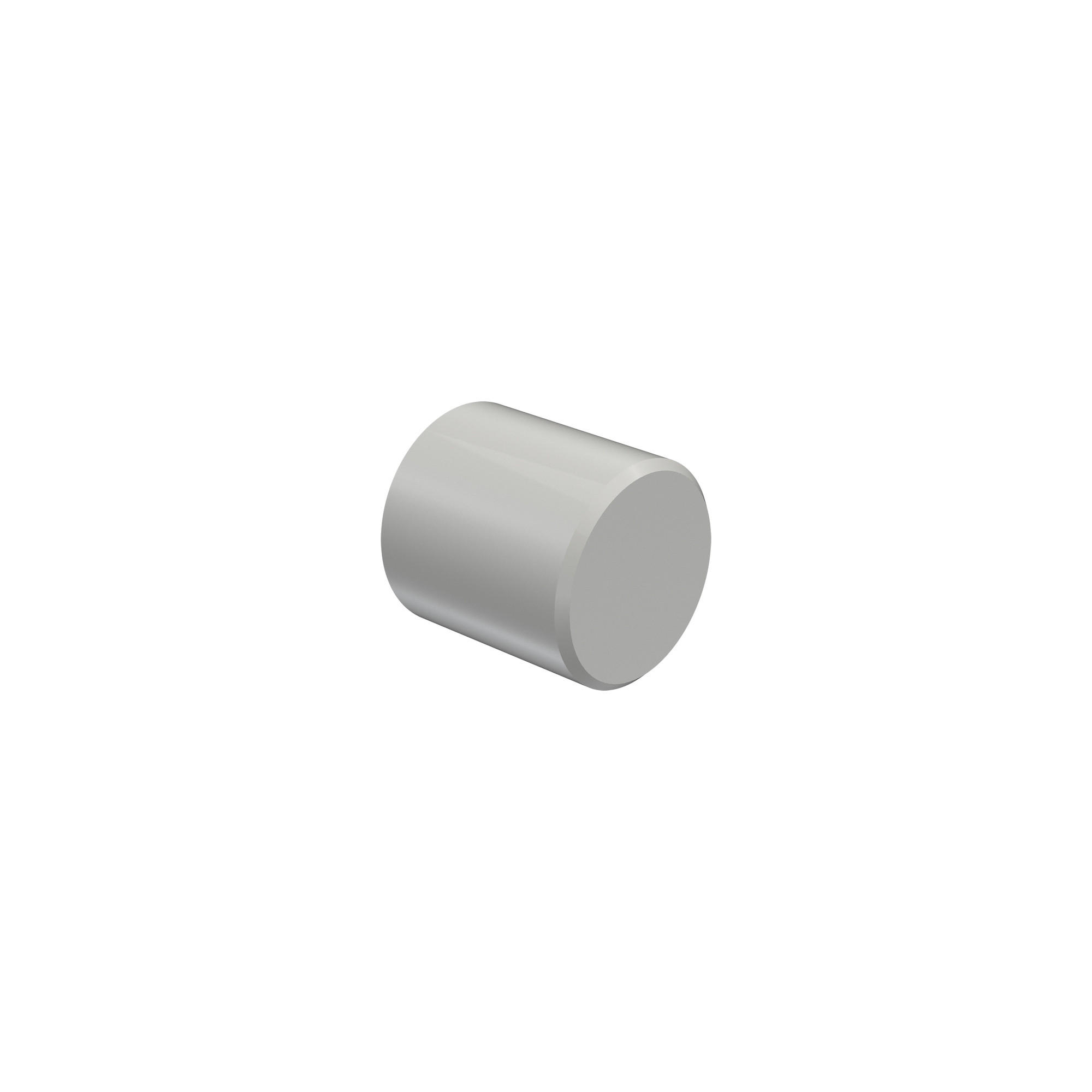 ENDSTÜCKE FÜR GARDINENSTANGEN 20 mm Ø, Santo Weiß, Packung 2 Stück - Weiß, Metall (2.5/2.5/2.5cm) - INTERDECO