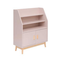 KINDERREGAL Rosa 33/80/100 cm - Pink, Holzwerkstoff (80/100/33cm) - Mobili Rebecca