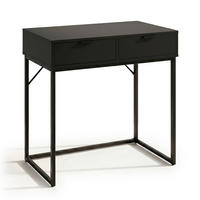 KONSOLENTISCH ELANO 80 cm Schwarz - Schwarz, Holzwerkstoff (35/80/80cm) - Akord