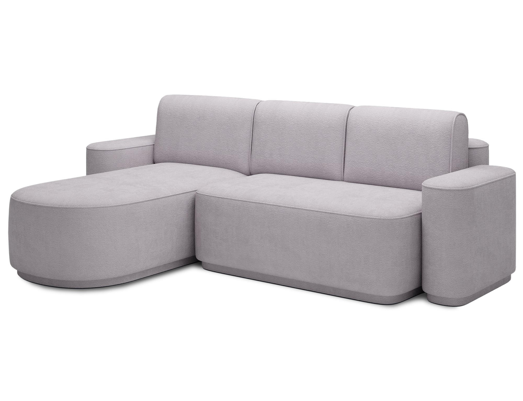 ECKSOFA RUMA - Grau (Touch 03) - Grau, Holzwerkstoff (285/180cm) - Möblo