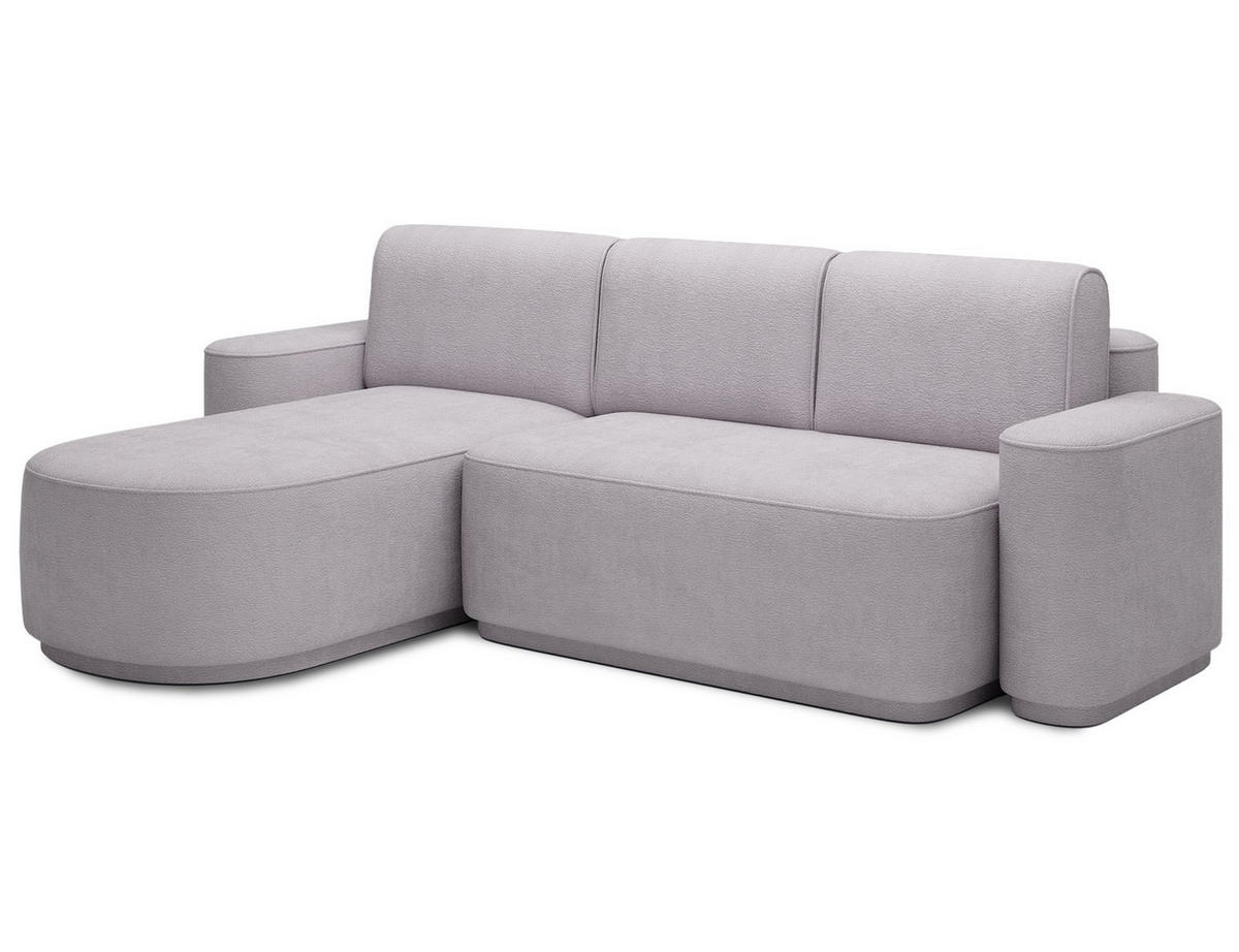 ECKSOFA RUMA - Grau (Touch 03) - Grau, Holzwerkstoff (285/180cm) - Möblo