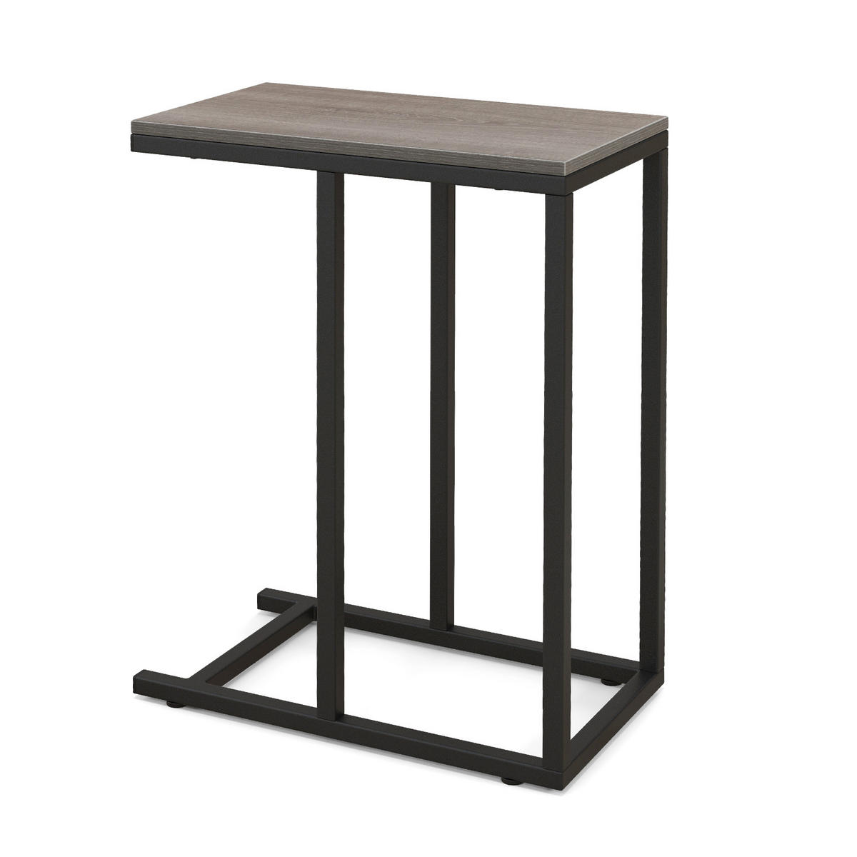 BEISTELLTISCH 64cm Graueiche - Grau, Holz (45/25/64cm) - COSTWAY