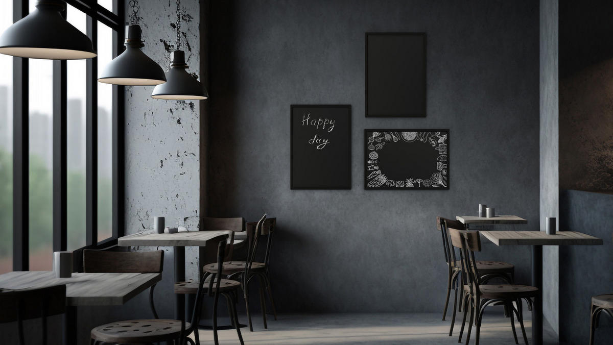 SCHWARZE Kreidetafel 70x50 cm mit Schwarz ECO-Holzrahmen - Schwarz, Holz (70/50/2cm) - ALLboards