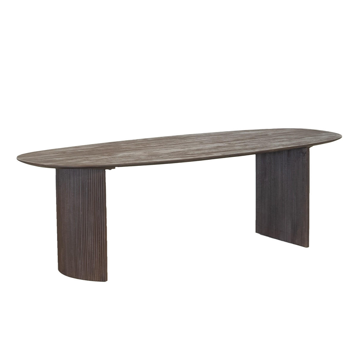 Giga Meubel Esstisch Dunkelbraun 100x76x300 cm