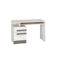 SCHREIBTISCH Blanco Pinie weiß / grau 119 / 55 / 78cm - Weiß, Holz/Holzwerkstoff (55/119/78cm) - Feldmann-Wohnen