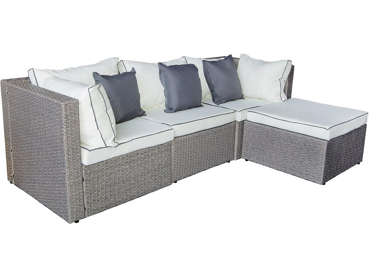 GARTENSITZGRUPPE kuba Ekru - Beige, Kunststoff - Habitat Garten