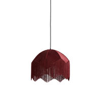HÄNGELAMPE Malacia Rot 40/40/33 cm - Rot, Kunststoff (40/40/33cm) - Light & Living