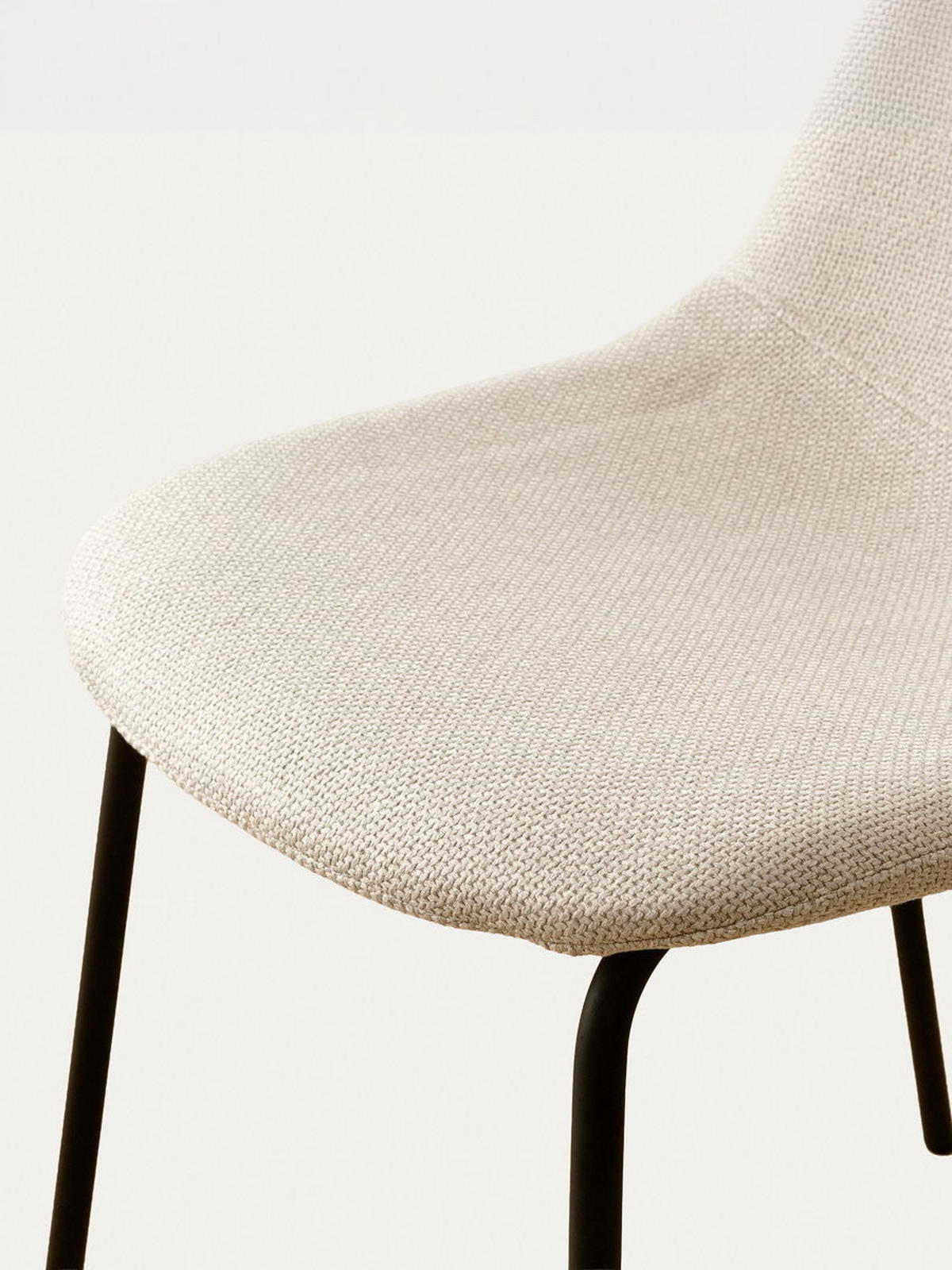 STUHL Trive Beige 46 cm x 84 cm - Beige, Textil (46/84/55cm) - Kenay Home