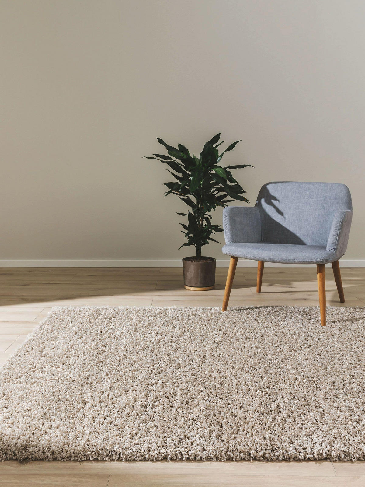 HOCHFLORTEPPICH Soho Beige 80x150 cm - Beige, Kunststoff (80/150cm) - benuta