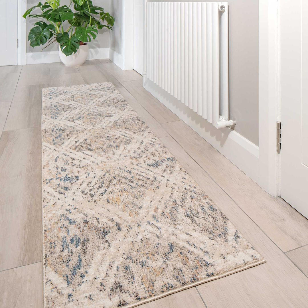 VINTAGE-TEPPICH Ikaro Warner Natural Beige - Beige, Textil (61/239cm) - Kukoon Rugs