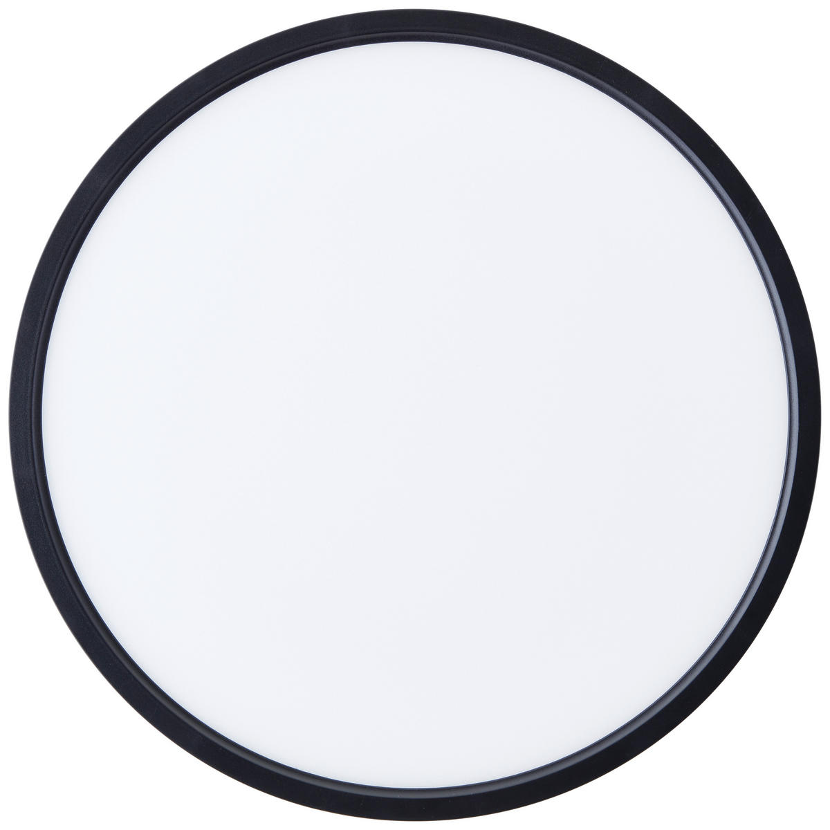 LED DECKENLEUCHTE Lotti Schwarz/Weiß 30/30/3 cm - Multicolor, Kunststoff (30/30/3cm) - Brilliant