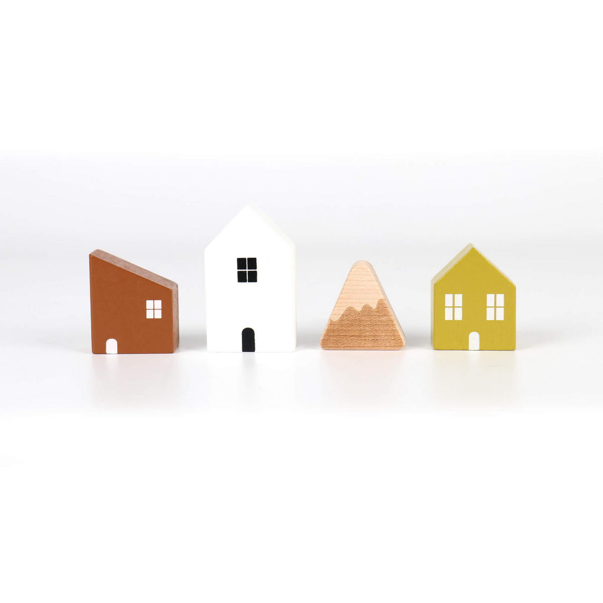 HOLZSPIELZEUG Wald und Dinosaurier - Multicolor, Holz (3.8/3.8cm)
