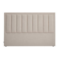 BETTKOPFTEIL - 2 Personen - stoff - beige Rivadio - Beige, Textil (190/110/8cm) - Vente-Unique