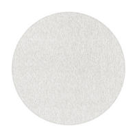 TEPPICH Kurzflor Unifarben Polypropylen saugroboter Wohnzimmer Creme Rund 160x160 - Creme, Textil (160/160cm) - KADIMA DESIGN