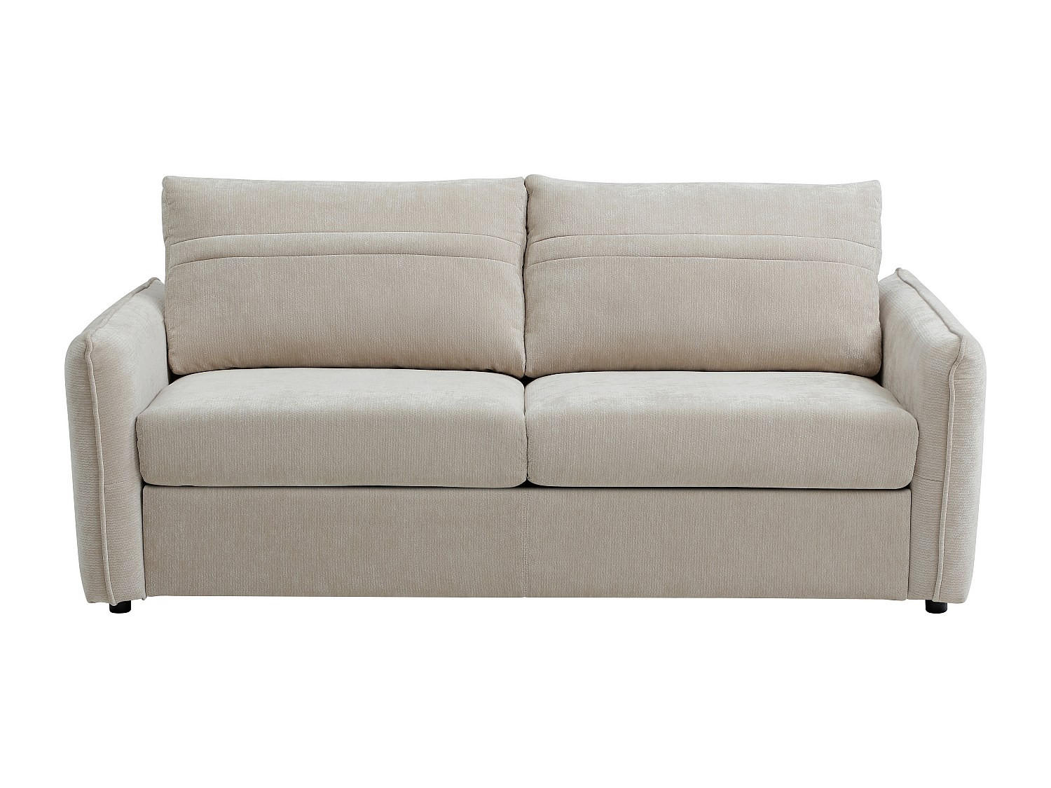 SCHLAFSOFA - 3 Personen - Stoff - Beige - - Beige, Textil (192/82/103cm) - Vente-Unique