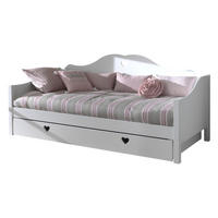 KOJENBETT Kamila 211x95x97 aus MDF in Weiß - Weiß, Holzwerkstoff (90/200cm) - 58aufmkessel