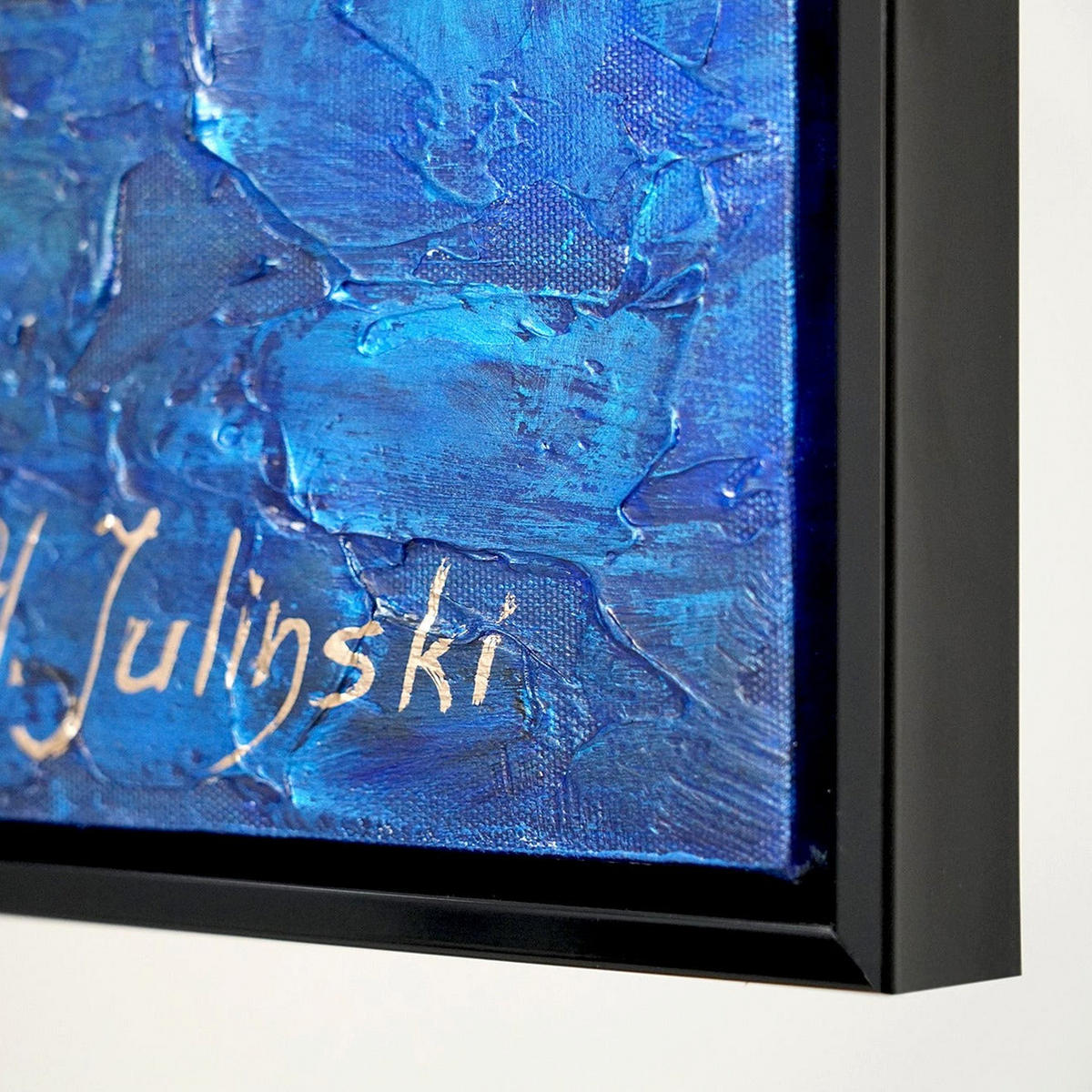 GEMÄLDE Marine Schattenfugenrahmen Schwarz 120x60 cm - Schwarz, Holz (120/60cm) - YS-art gallery
