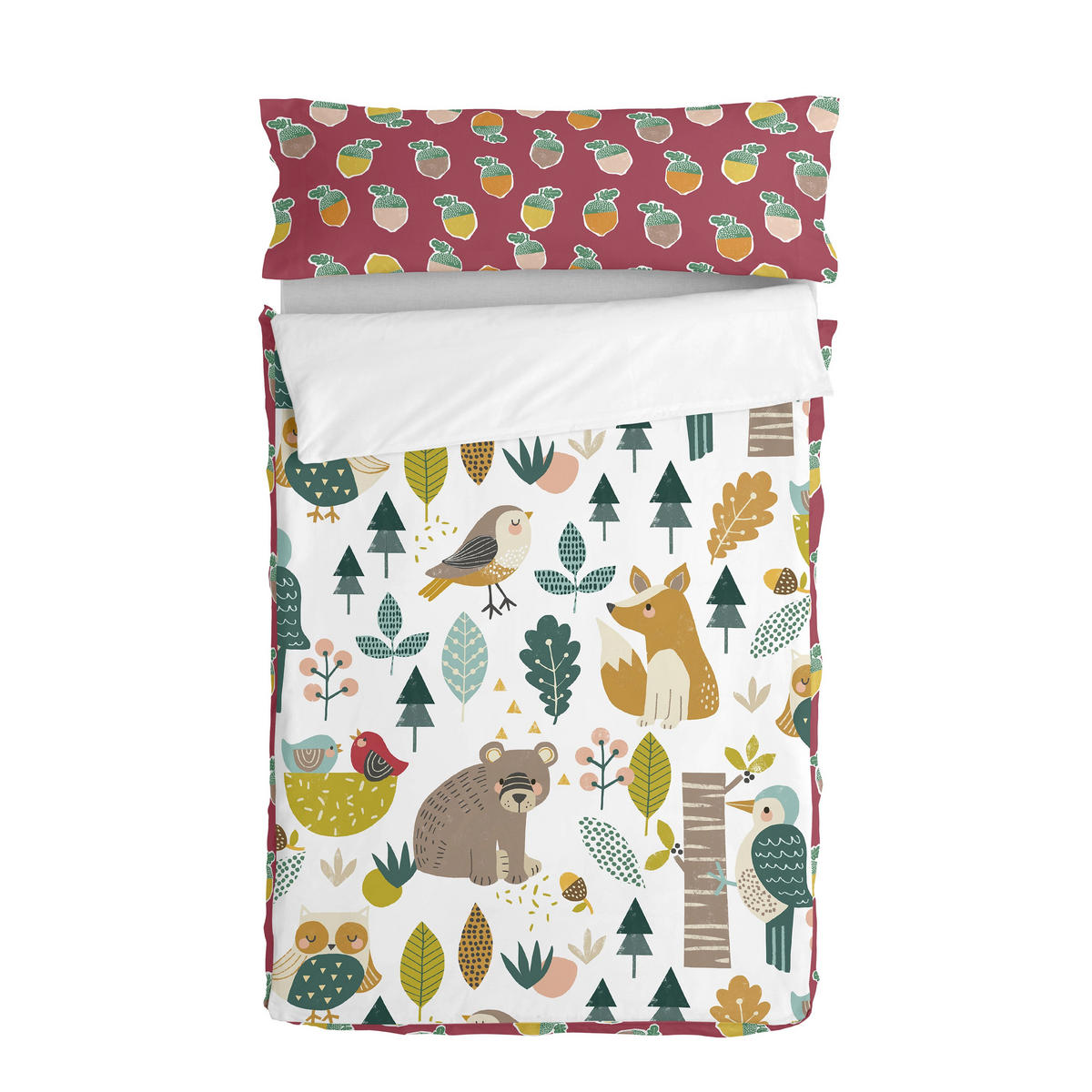 NORDIC-SACK harvestwood 105x200 cm mit füllung mehrfarbig - Multicolor, Textil (105/200cm) - Happy Friday