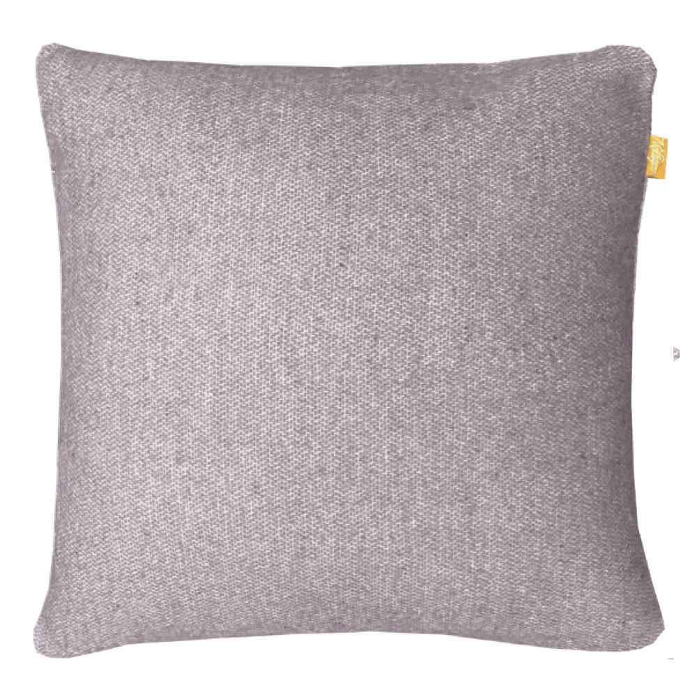 WOLLKISSEN recycelte Wolle Doppelseitig Violett 50x50 - Violett, Textil (50/50/12cm) - Malagoon