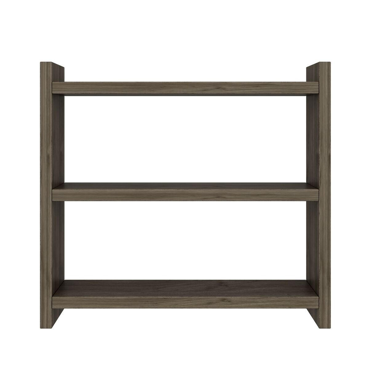 WANDREGAL für die Küche mit 3 Ablagen 44/10/40 cm - Naturfarben, Holzwerkstoff (10/40/44cm) - Calicosy