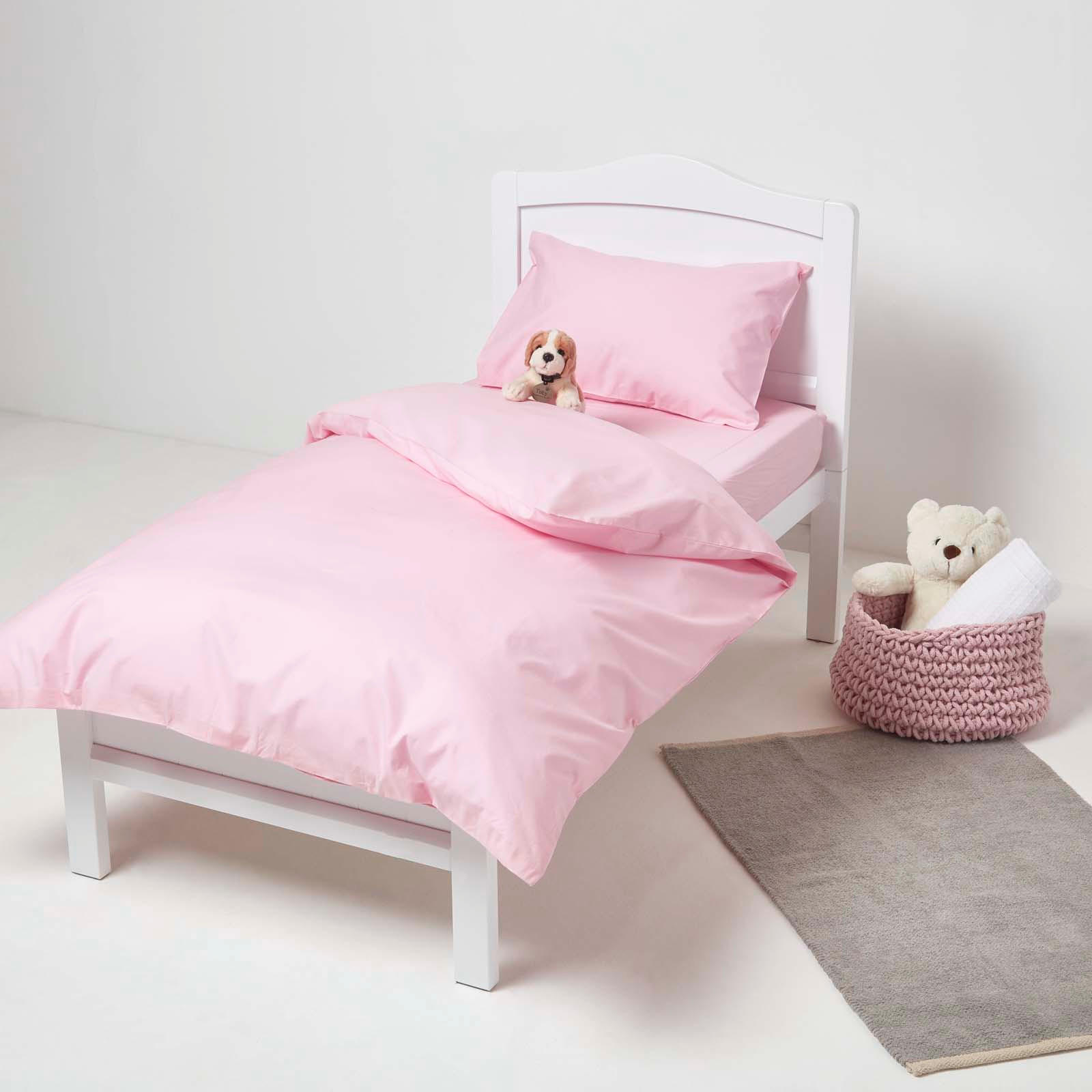BABY-SPANNBETTLAKEN 2er-Set, Ägyptische Baumwolle, 60/120 cm - Rosa, Textil (60/120cm) - Homescapes