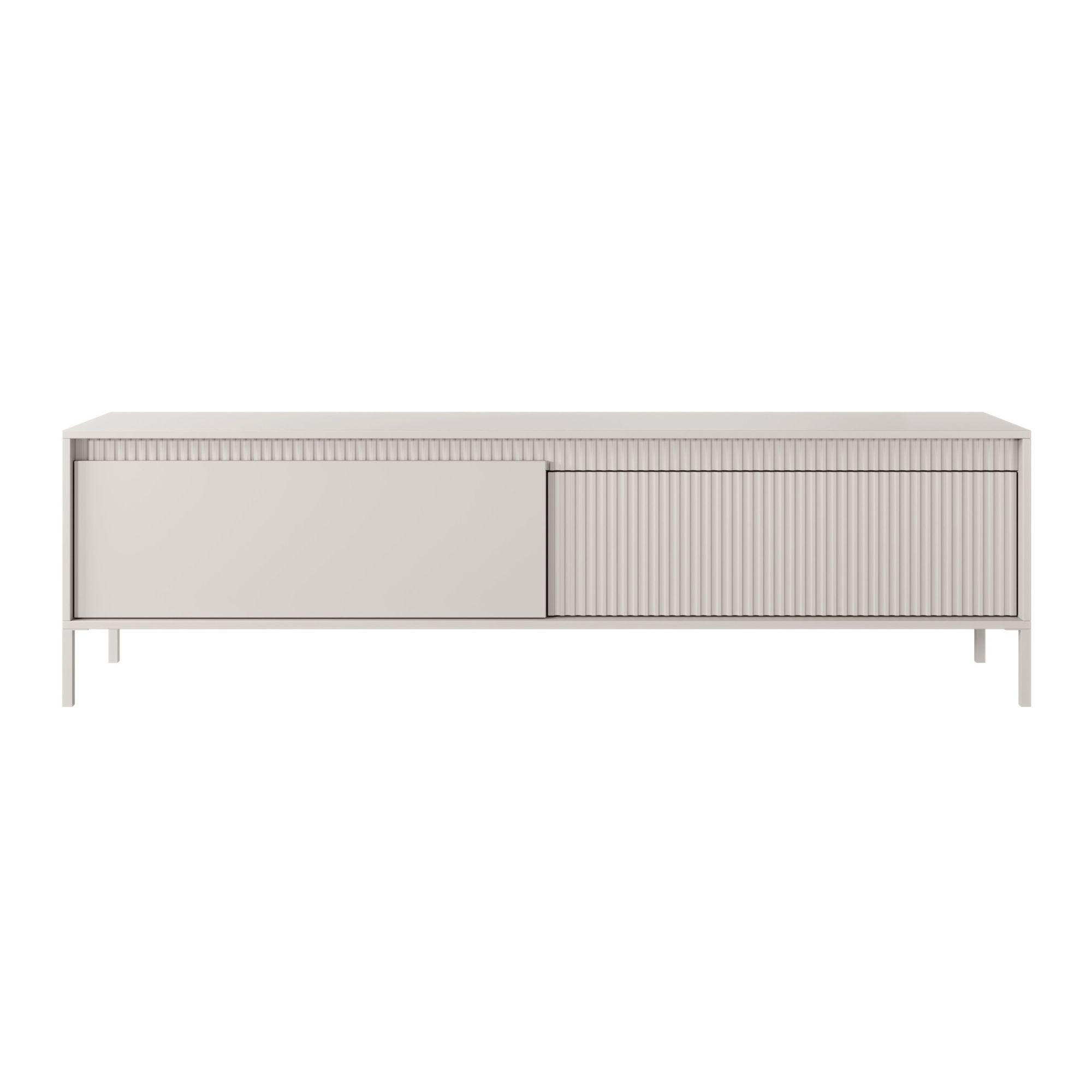TV-SCHRANK Falsetto Beige 187 cm - Beige, Holzwerkstoff (187.1/53.4/39.5cm) - Selsey