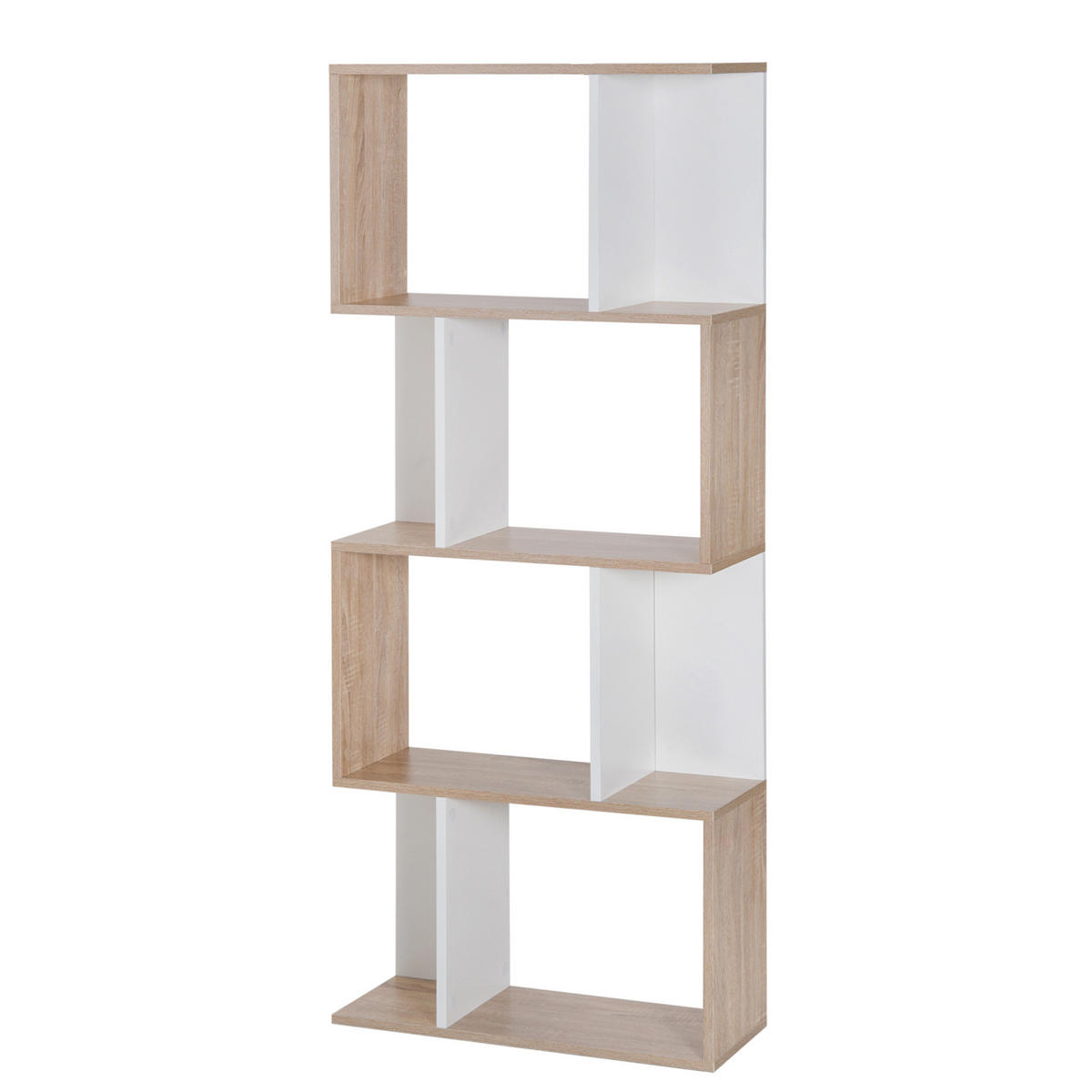 REGAL DE-15472 4 Ebenen, 60/24/148 cm Naturholz - Naturfarben, Holzwerkstoff (60/148/24cm) - ComfortXL