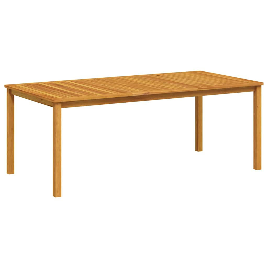 GARTENTISCH 200/100/74 Cm Massivholz Akazie - Braun, Holz (200/100/74cm) - vidaXL