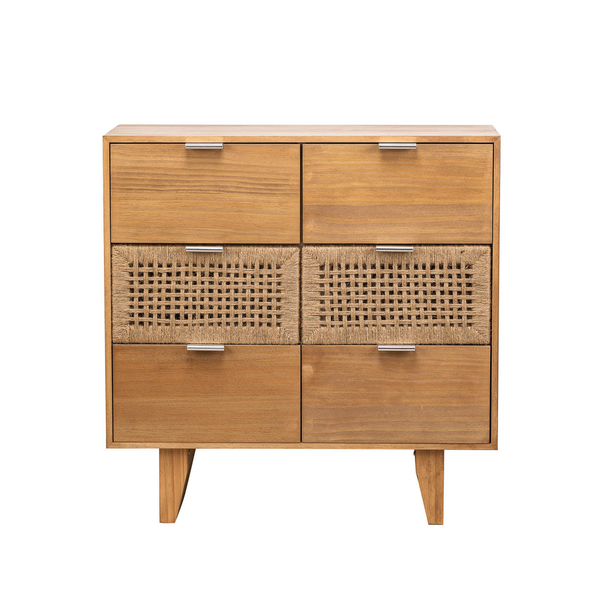 KOMMODE Rechteckig Braun 75 x 35 x 78 cm - Braun, Holz (75/78/35cm) - Nordlys