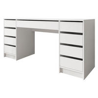 SCHREIBTISCH Ada Bis - Weiß, Holzwerkstoff (55/154/76cm) - MIRJAN24