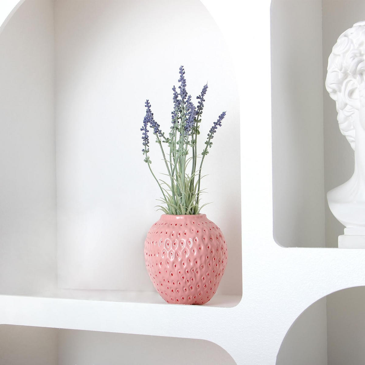 VASE Keramik - Pink, Keramik (13cm) - LIBRATON