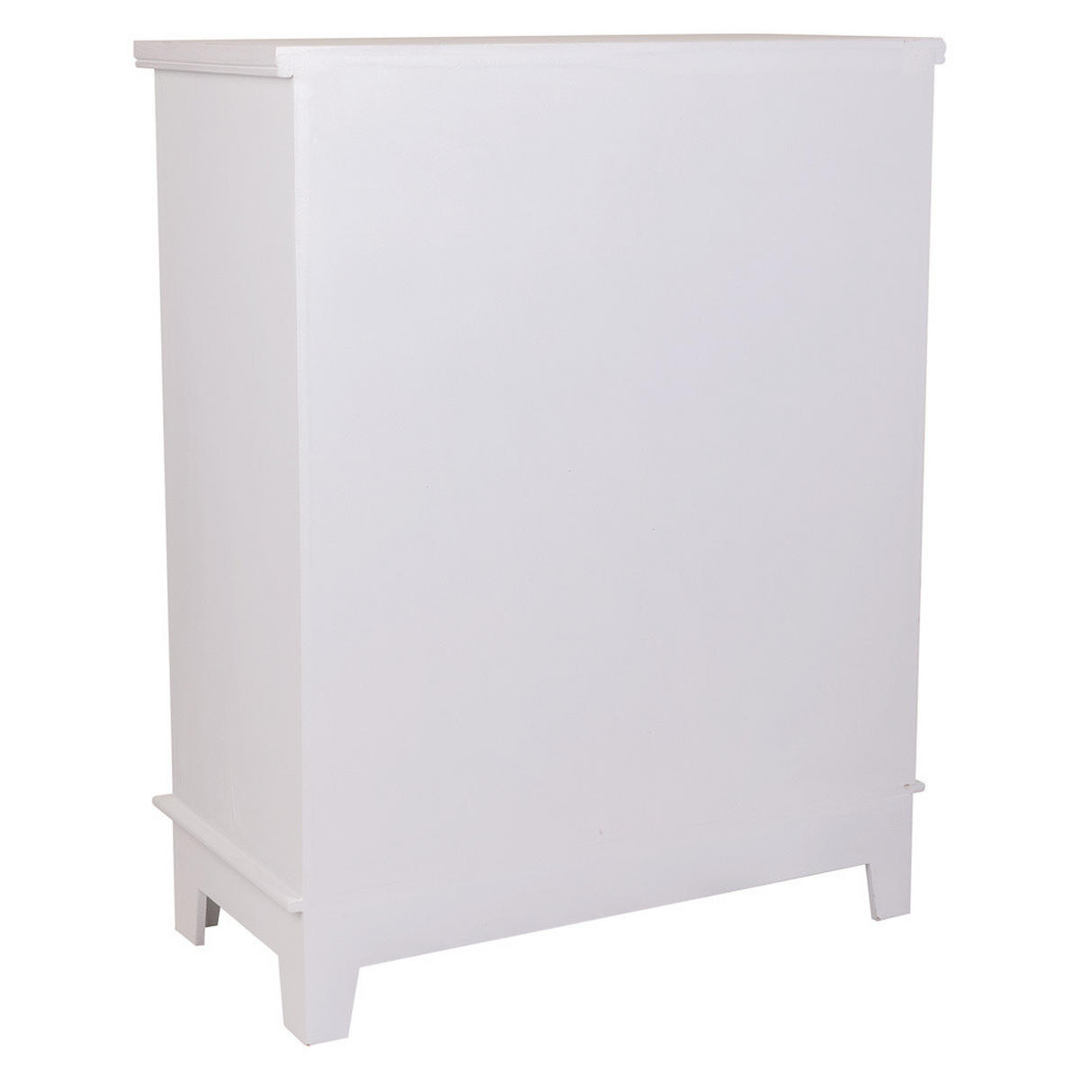 KOMMODE aus Holz 66x32x84 Cm - Weiß, Holzwerkstoff (66/84/32cm) - Wanderlust