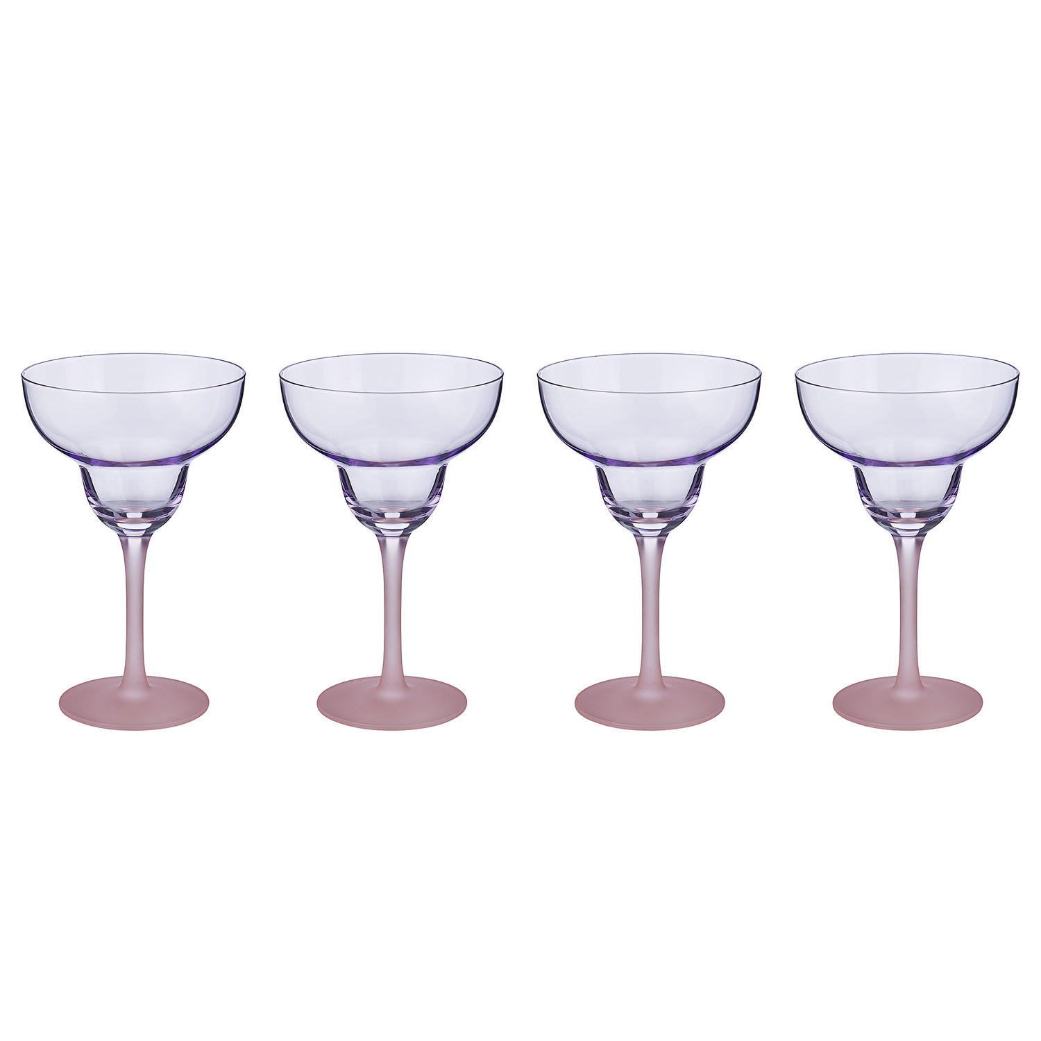 MARGARITA-GLAS (4er Set) Cocktail Night - Flieder, Glas (0.32L) - BUTLERS