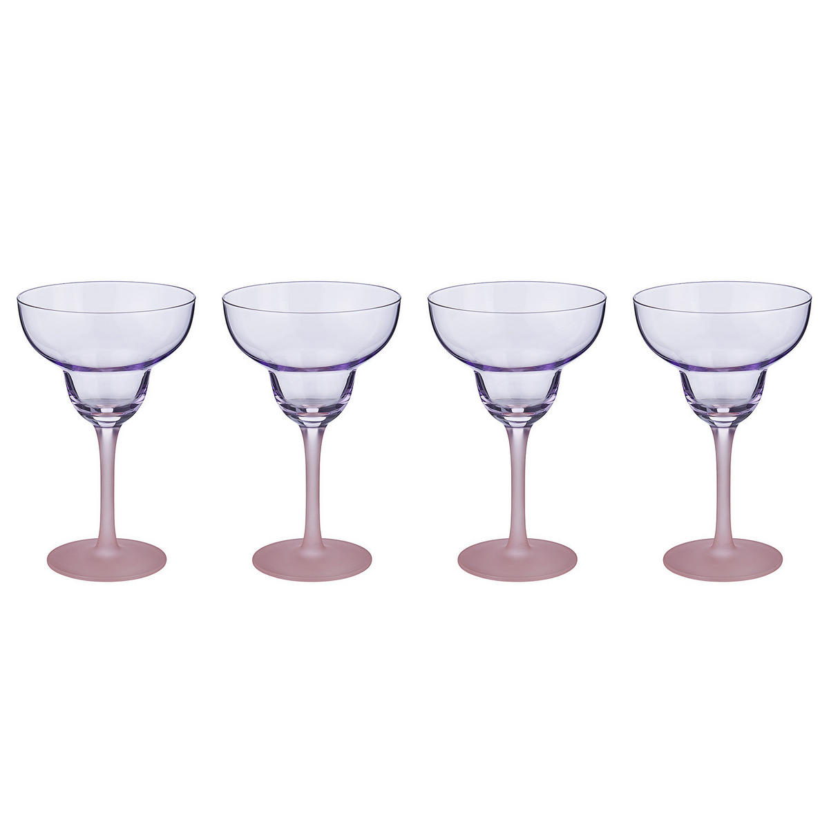 MARGARITA-GLAS (4er Set) Cocktail Night - Flieder, Glas (0.32L) - BUTLERS