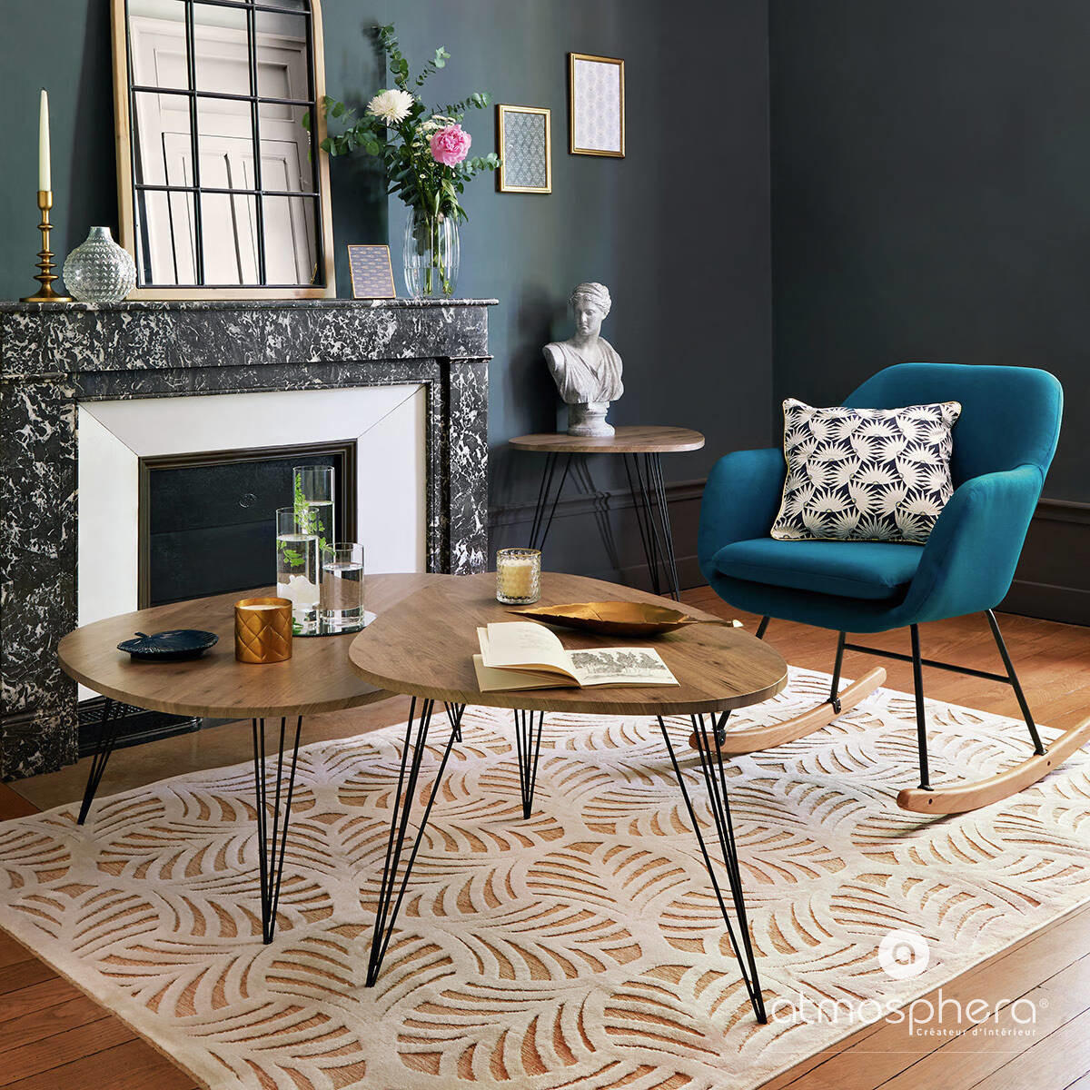 ZIERKISSEN Feel 40/40 cm - Weiß, Naturmaterialien (40/40cm) - Atmosphera Createur d´interieur