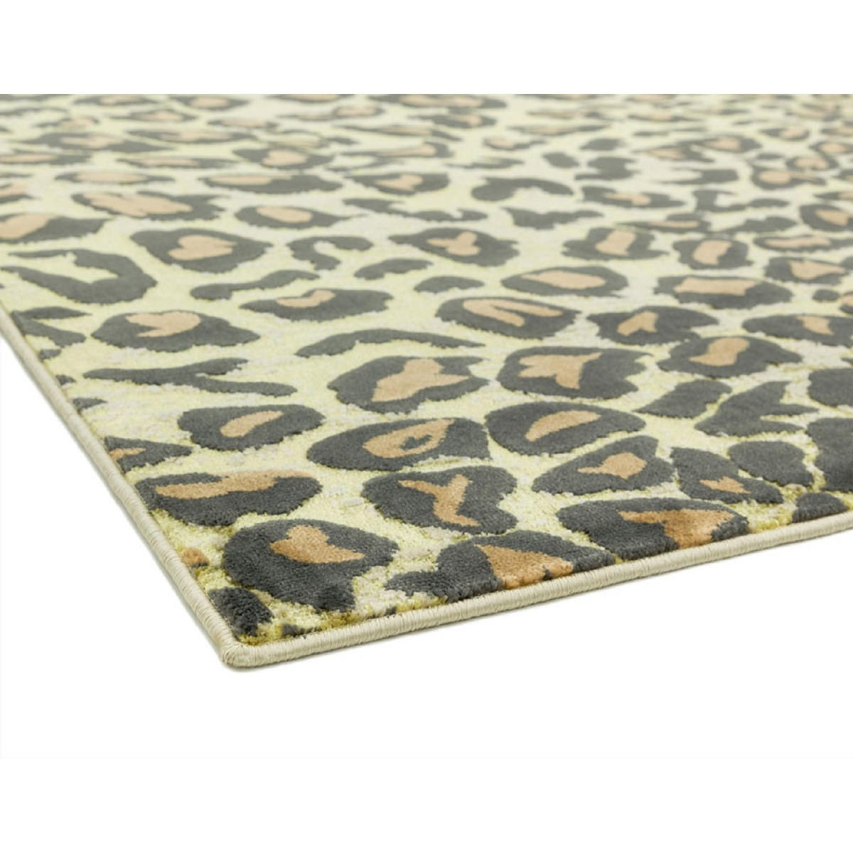 TEPPICH Flachgewebter für Wohn- und Schlafzimmer CYPHER LEOPARD Braun 160 x 230 cm - Braun, Textil (160/230cm) - Novatrend