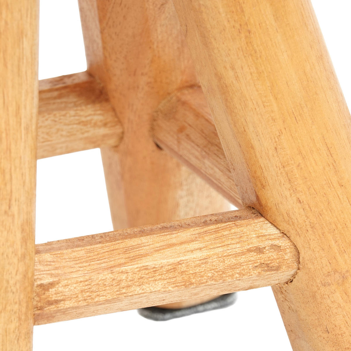 BLUMENHOCKER Malik Mahagoni Massivholz naturfarben - Naturfarben, Holz (15/15/20.5cm) - CREEDWOOD