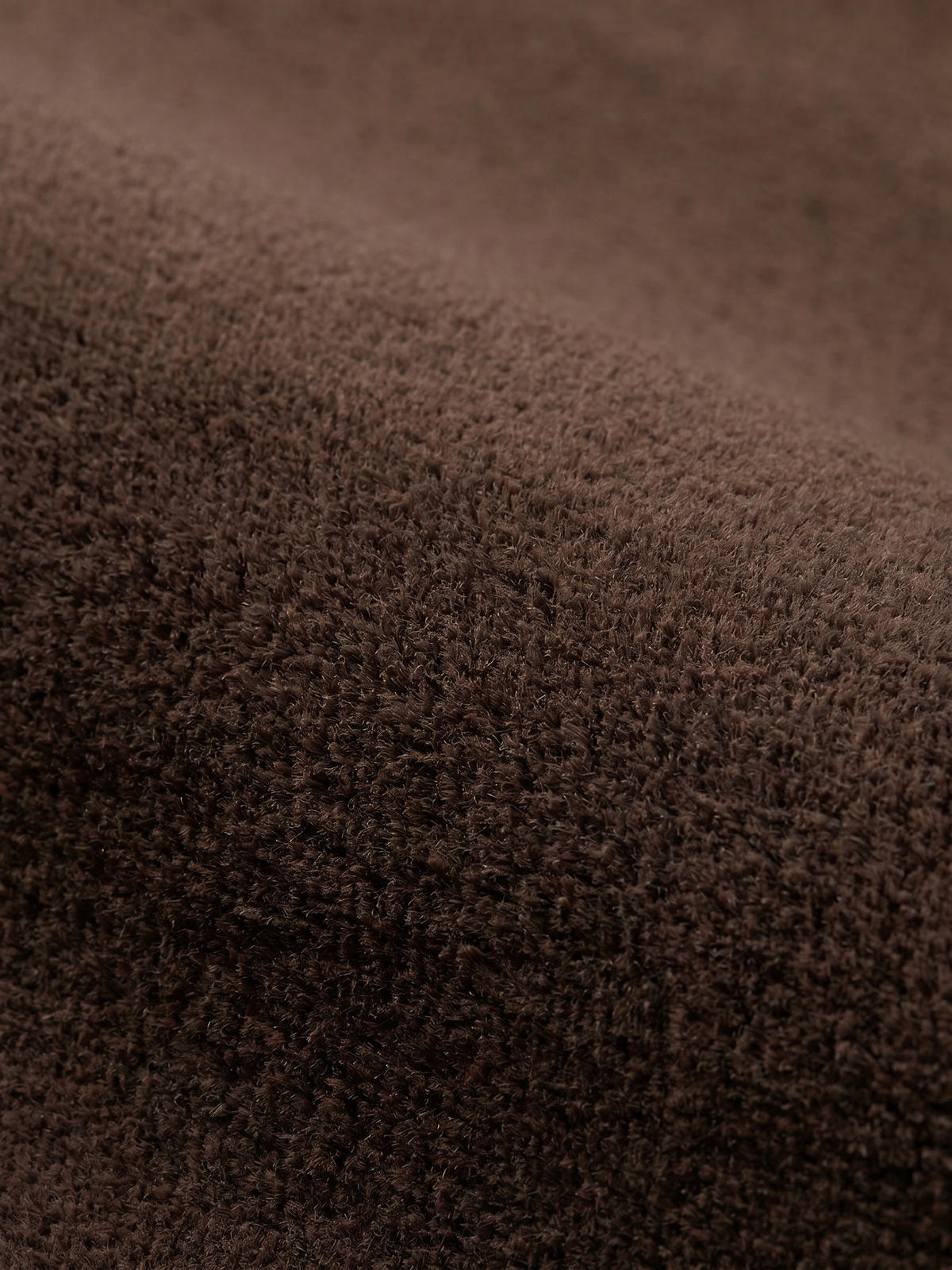 KURZFLORTEPPICH Antirutsch Uni RUTOR Polyester Braun 120 x 160 cm - Braun, Textil (120/160cm) - KADIMA DESIGN