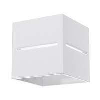 LED WANDLEUCHTE Aluminium Weiß UP DOWN - Weiß, Metall (10/10/12cm)