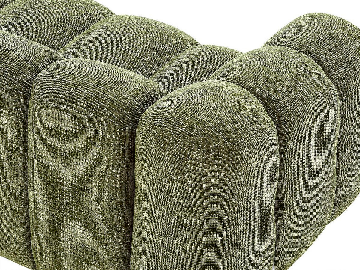SOFA - 2 Personen - stoff - grün Nelimar - Grün, Kunststoff/Textil (189/73/96cm) - Vente-Unique