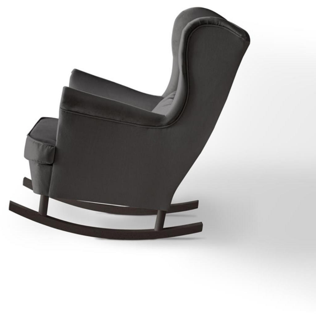 Thumbnail - Beautysofa Schaukelstuhl, Grau, Textil, 82x103x108 cm, Wohnzimmer, Sessel, Schaukelstühle