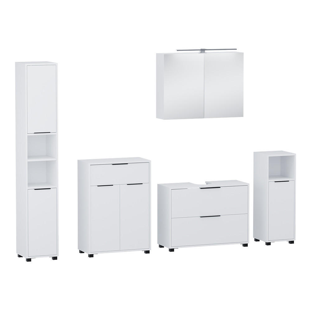 KOUPELNOVÝ NÁBYTEK Alina Bílá - bílá, kompozitní dřevo (80/60/30cm) - Vicco