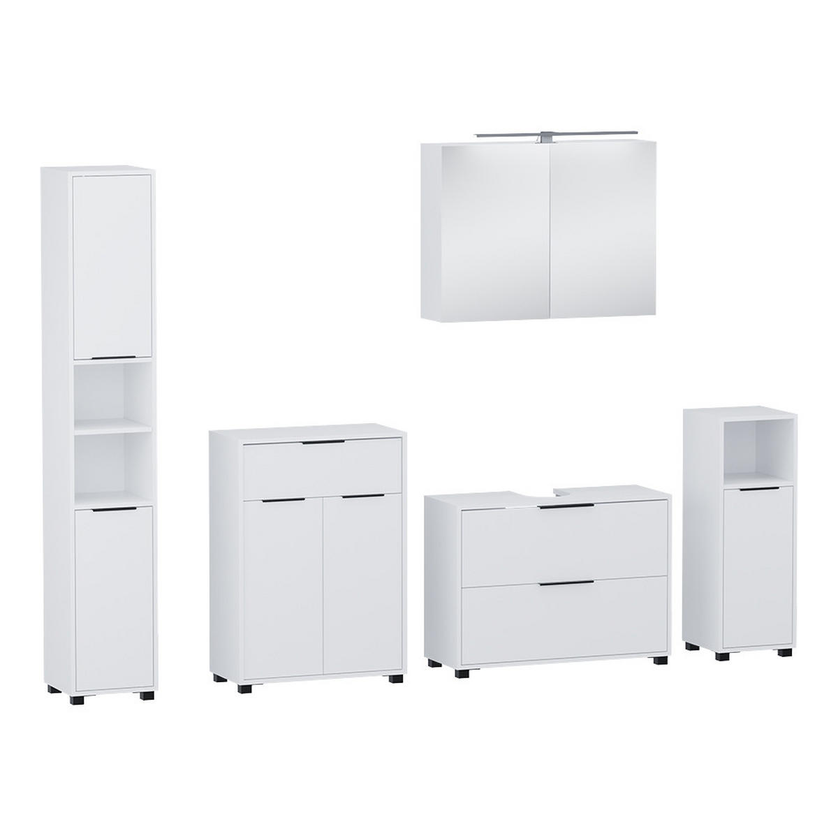 KOUPELNOVÝ NÁBYTEK Alina Bílá - bílá, kompozitní dřevo (80/60/30cm) - Vicco