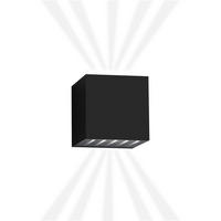 LED nástěnné světlo Yater 10/10/10cm - černá, kov (10/10/10cm) - Nettlife