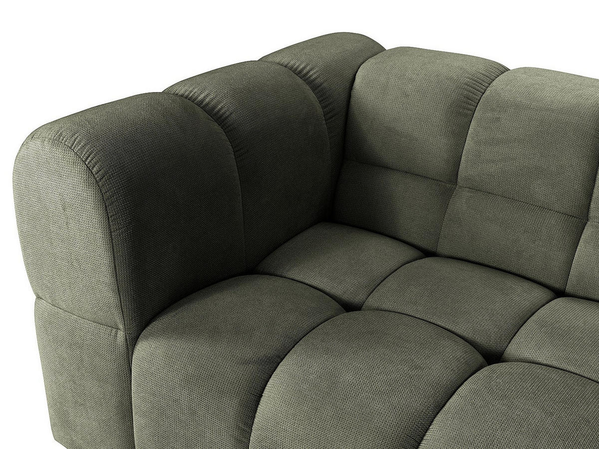 SOFA - 3 Personen - stoff - khaki Rimalo - Schlammfarben, Textil (272/75/162cm) - Vente-Unique