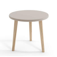 TISCH Kaschmir Boho Rund - Kaschmir/Beige, Holzwerkstoff (1/1/49cm) - Sepro Meble