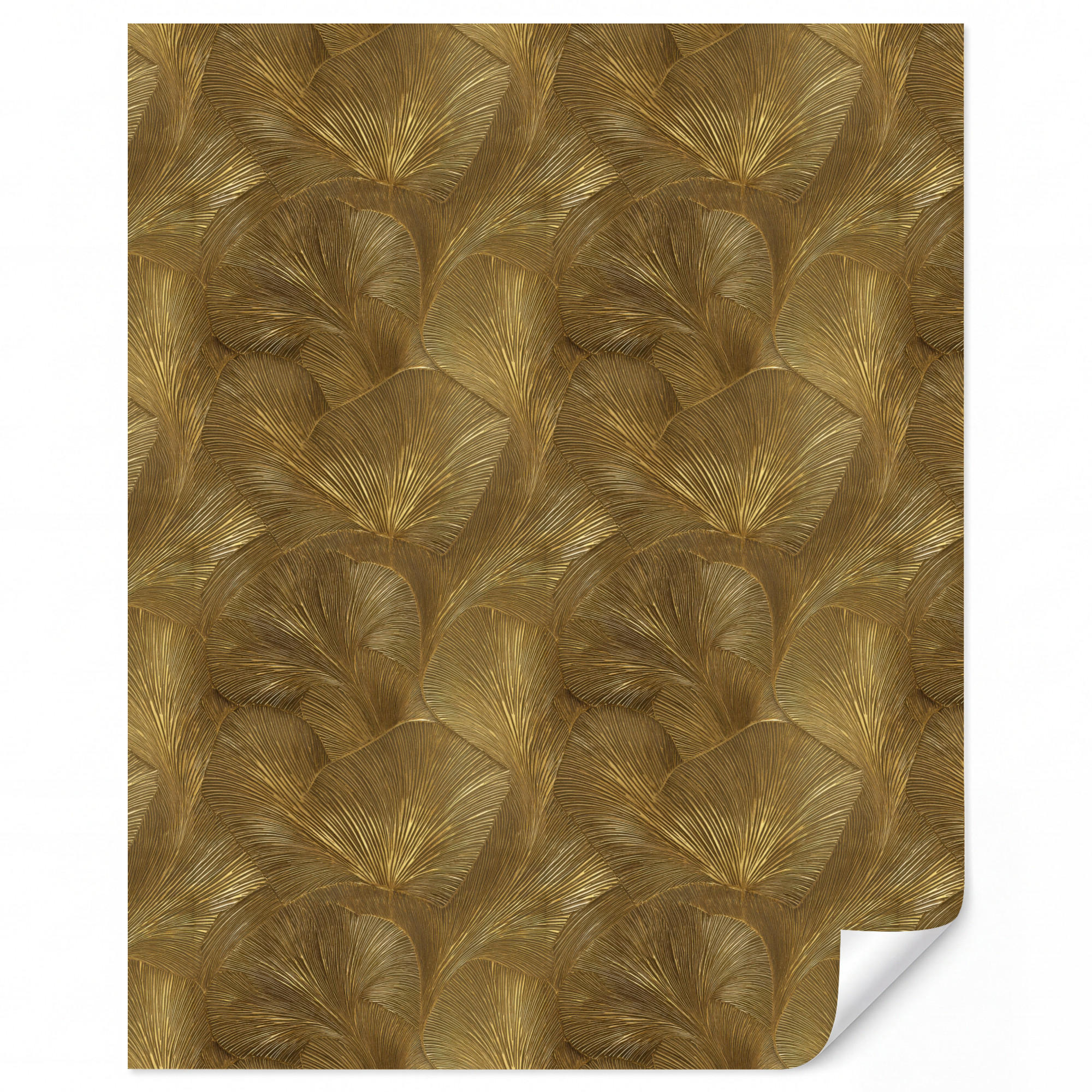 OnlyWow Tapete Gold 240x300 cm