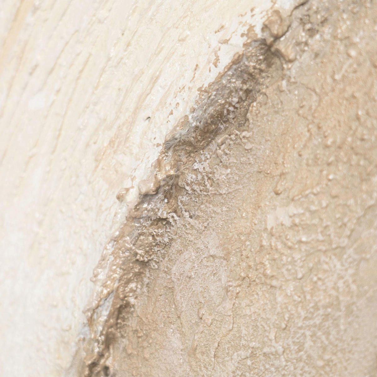 GEMÄLDE Spuren der Zeit Abstraktion Schattenfugenrahmen Grau 120x80 cm - Grau, Holz (120/4cm) - YS-art gallery