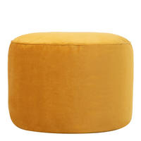 SITZPOUF Rund Milano - Gelb, Kunststoff (55/35/55cm) - icon